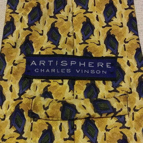 Artisphere Charles Vinson Silk Tie - Picture 6 of 8